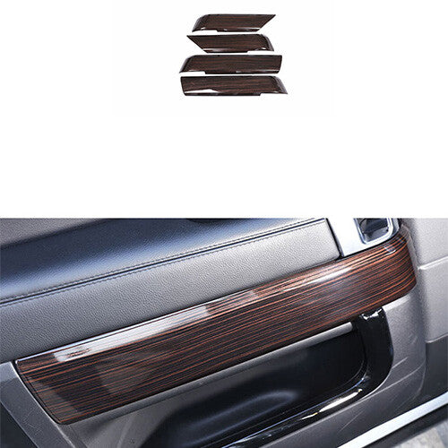 Inner Door Panel Peach Wood Grain Strip Cover 4X for Range Rover Sport 2014-2022
