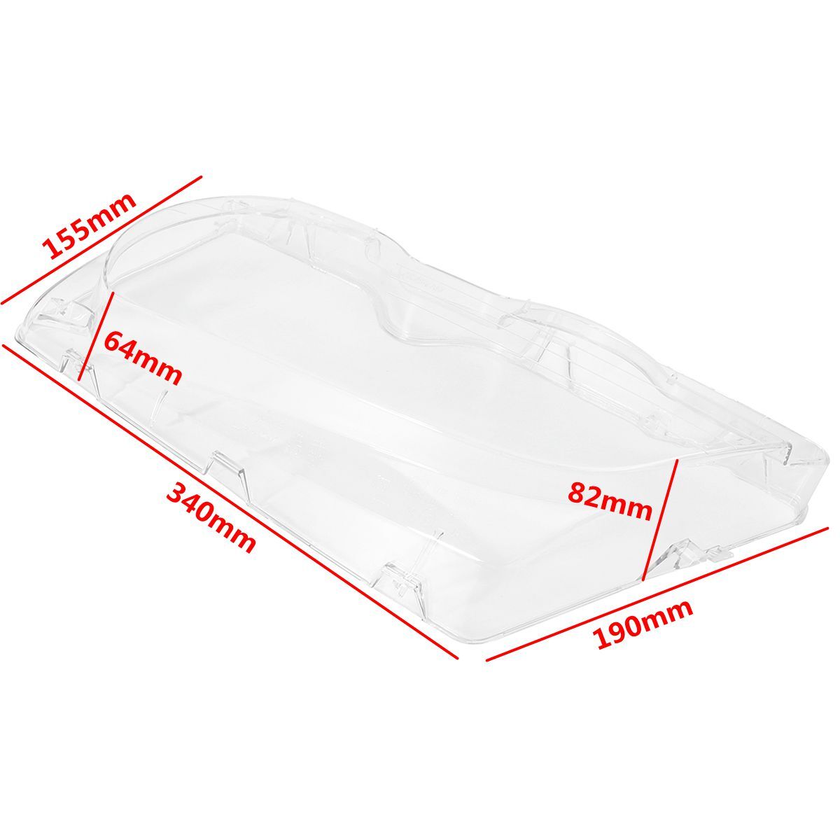 A pair of headlight lens covers for 1999-2003 for BMW E46 2DR M3 (pre-installed).