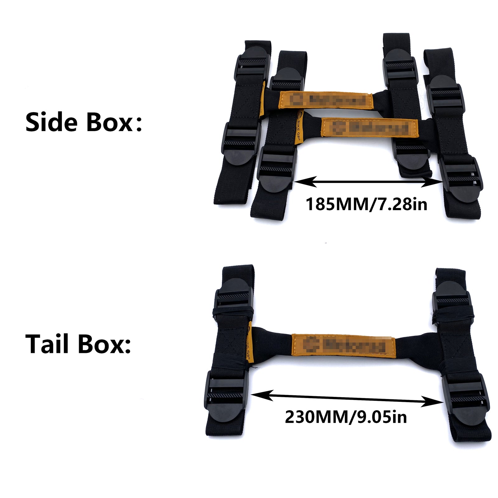 3xMotorcycle for BMW R1200GS LC ADV F650GS R1250GS Side Box Tail Box Handle Rope