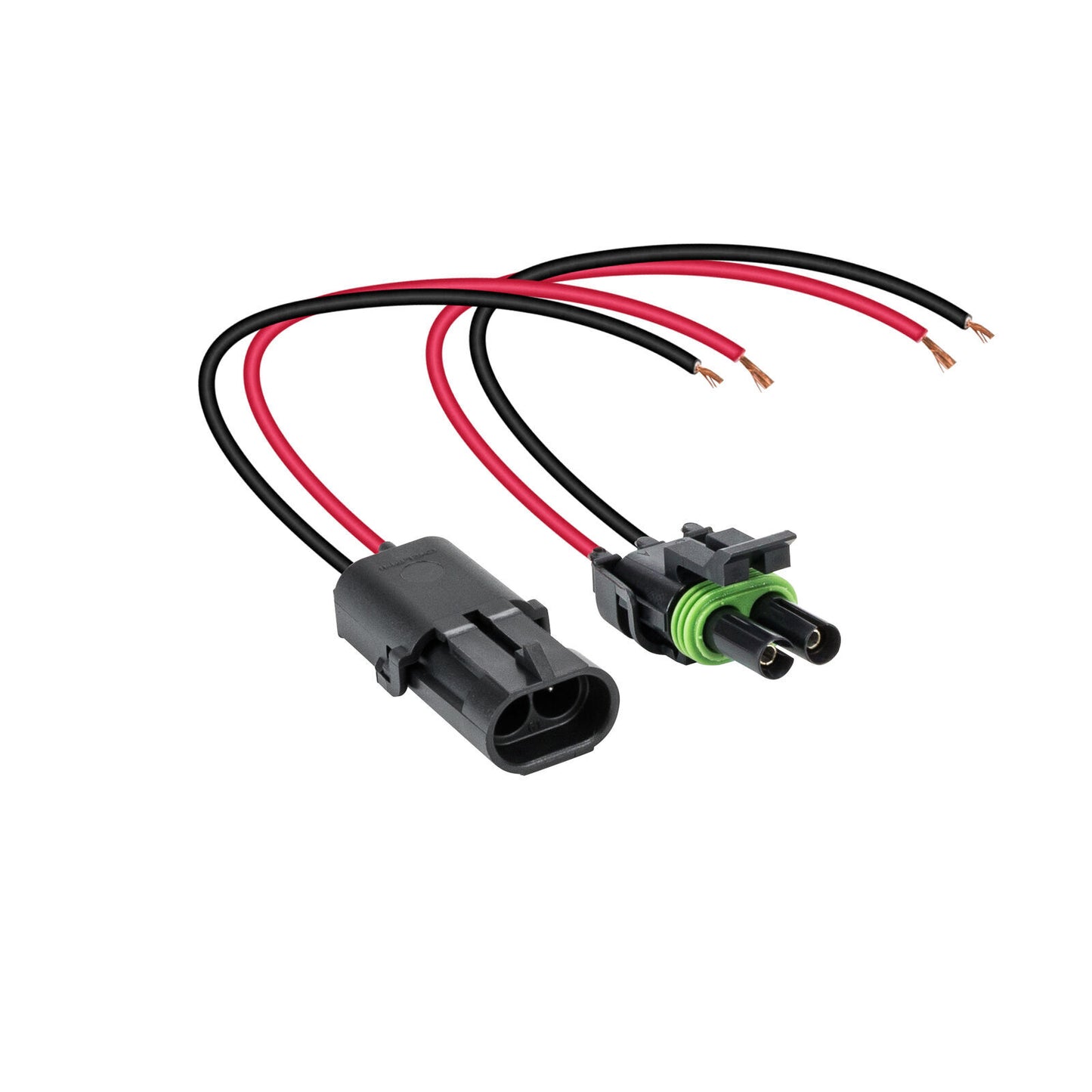 5PCS OLS 2-Wire Weather Pack Connector Kit Assembled with 6 16 AWG Wires