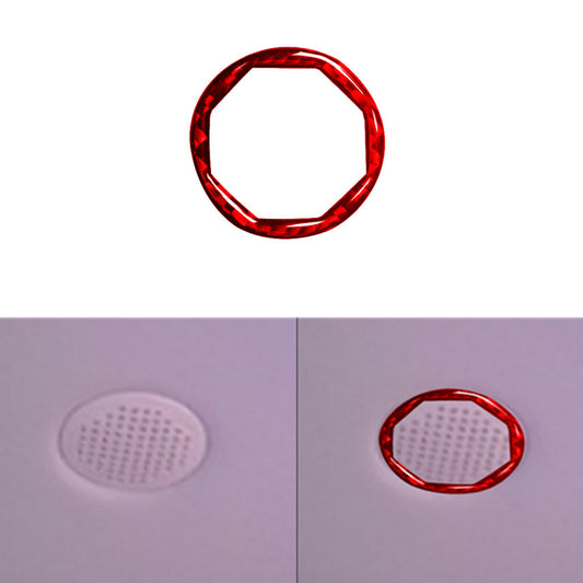Red Carbon Fiber Front Overhead Thermal Sensor For Silverado/tahoe/ for sierra 07-14