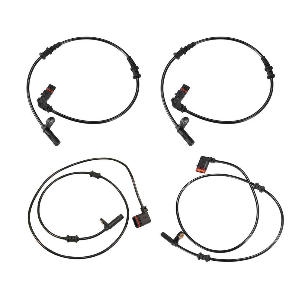 4pcs ABS Wheel Speed Sensor Front Rear Left Right for Mercedes C CLK AMG