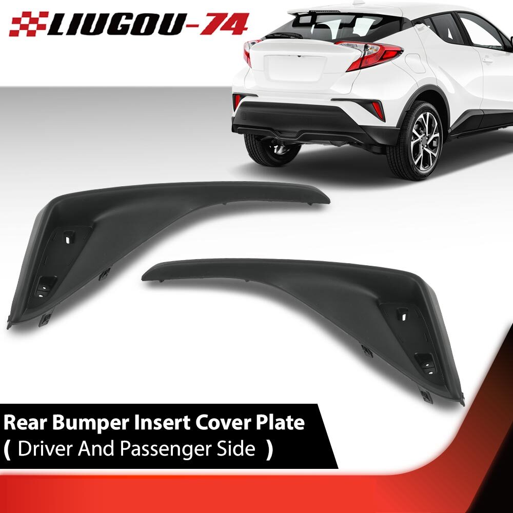 Bumper padding kit fits 2018-2021 for Toyota C-HR rear driver and passenger sides.