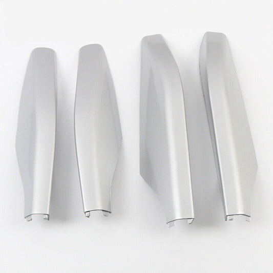 4pcs Roof Rack Rail End Cover Shell Caps Silver for Lexus GX470 2003 -2009