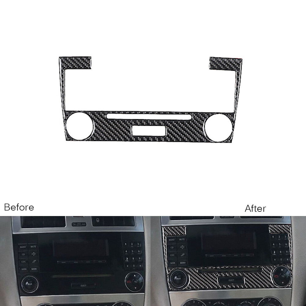 Carbon Fiber Console Panel Cover for Mercedes Benz C-Class W203 C320 2005-07
