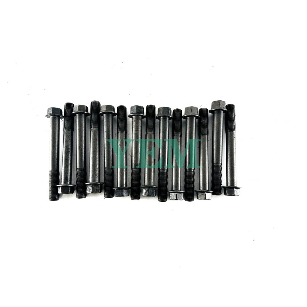 1 Set Engine Head Bolt 14pcs For Yanmar 3TNV84 Engine 3TNV84 Cylinder Head Bolt