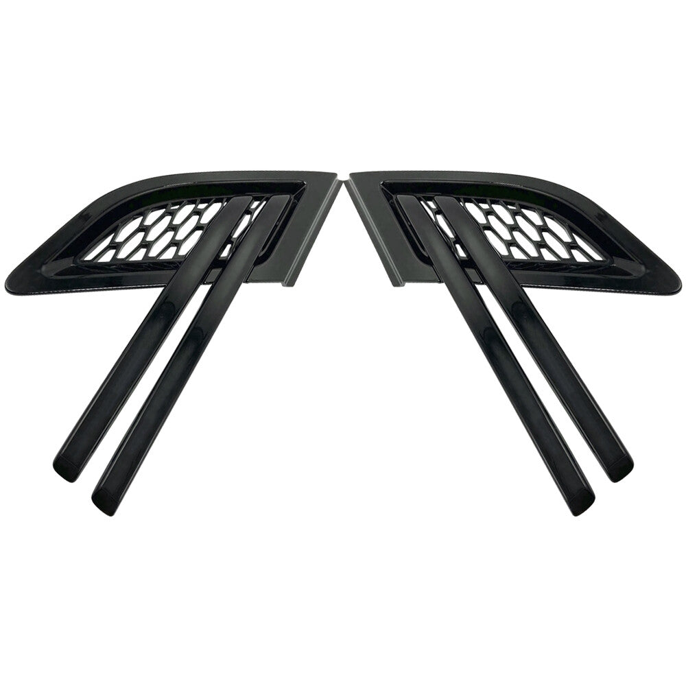 Pair Front Side Air Vent Grilles for 2014-17 for Land Rover for Range Rover Sport Black