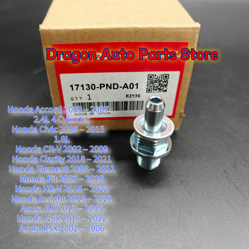 for HONDA PCV VALVE WITH WASHER OEM For Accord CR-V for Civic 17130-PND-A01 94109-14000