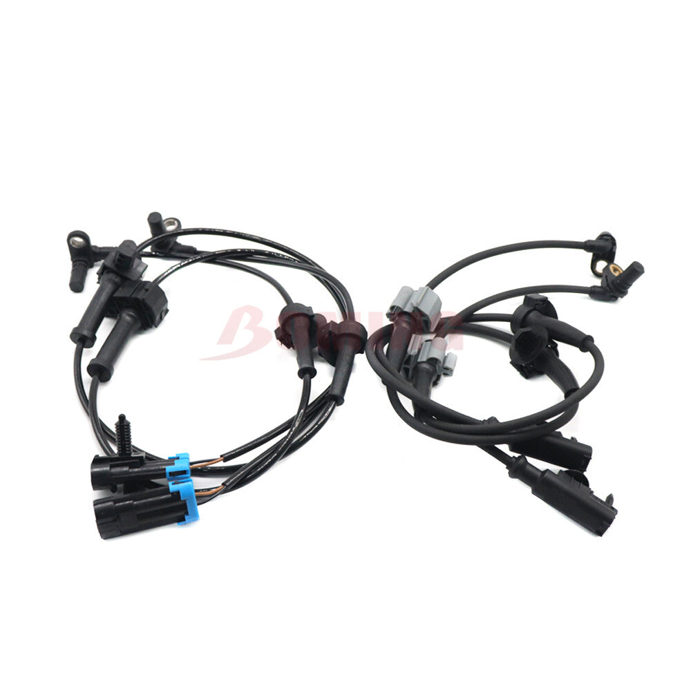 4pcs FrontRear New ABS Wheel Speed Sensors for Cadillac for Chevy Suburban for GMC