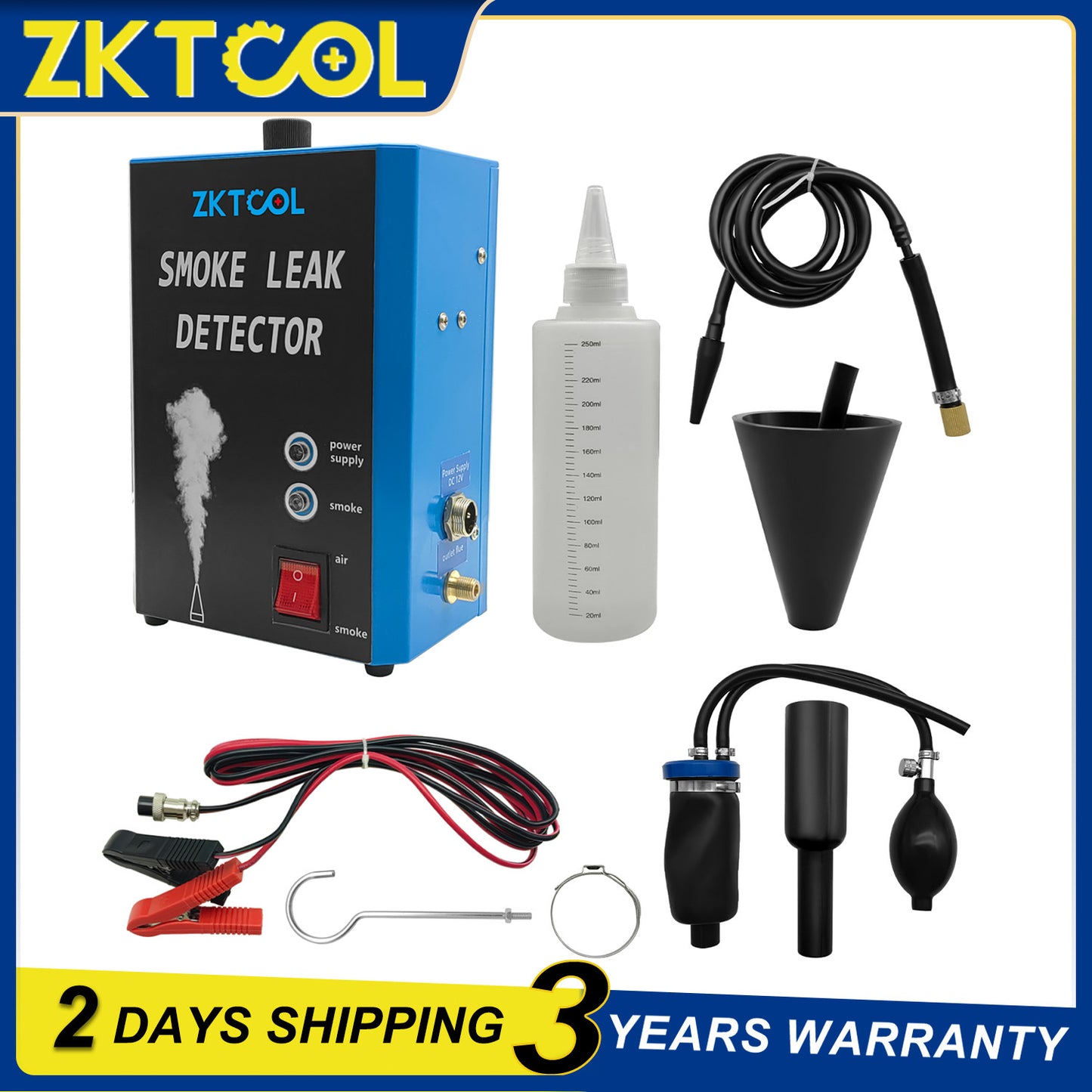 Automotive Smoke Leak Detector Tester EVAP Smoke Machine with Dual Mode