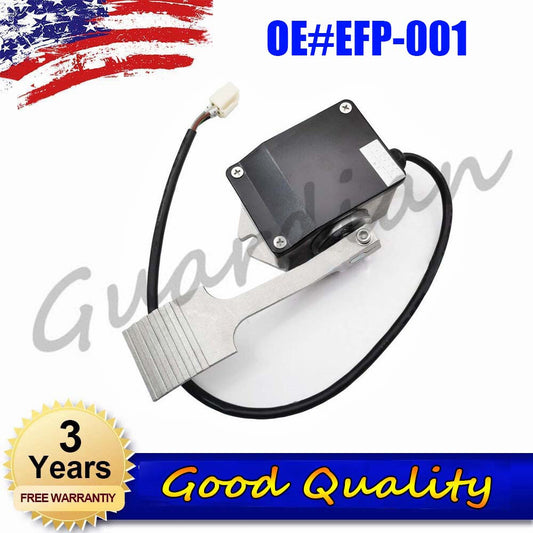 1x 0-5KOhm Electric Foot Pedals Accelerator EFP-001 New Replacement For Curtis