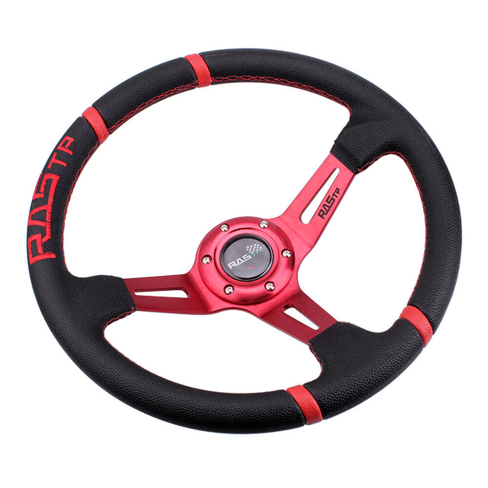 14 RASTP Deep Dish Drifting Sport Steering Wheel Aluminum Racing