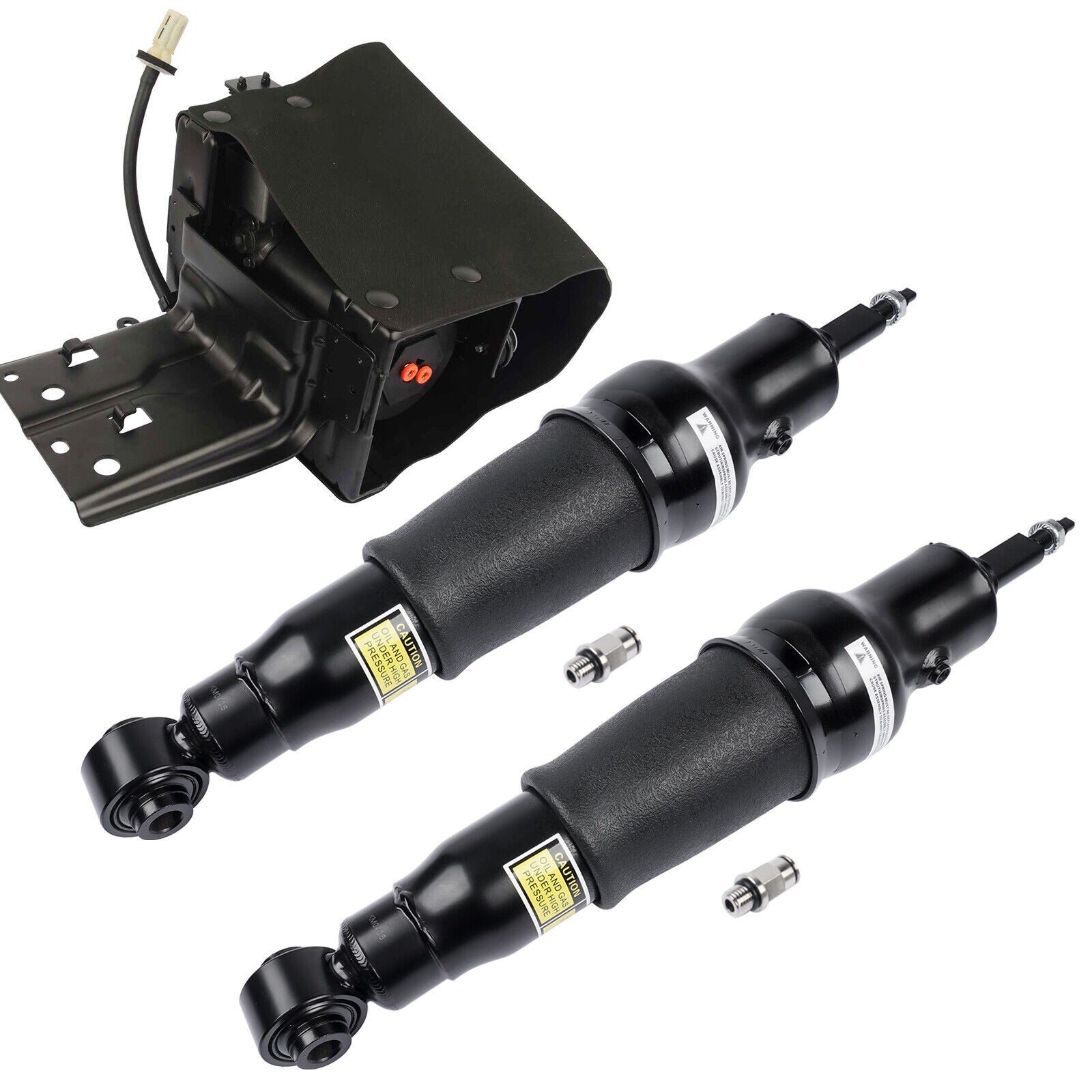 1Pair Rear Shock Struts + Compressor for Infiniti QX56 2011-2013 QX80 2014-2020