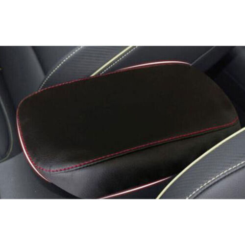 for Hyundai Kona 2018-2023 Black PU Central Console Armrest Box Trim Holster Cap