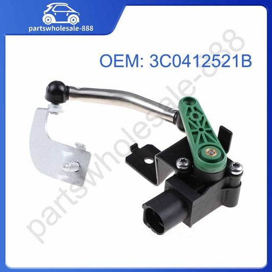 3C0412521B Front Left Headlight Level Sensor for Audi Q3 for VW for Passat for Golf Touran