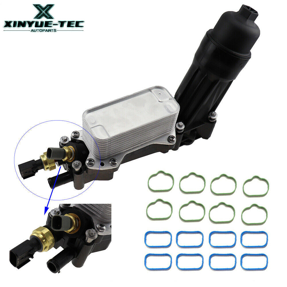 for Chrysler cooler oil filter housing 68105583af 2014 to 2019 with sensor (NEW)