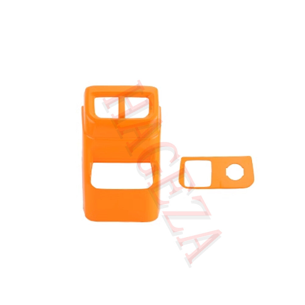 for Ford Ranger 2023-2024 Orange ABS Rear for Seat Air Outlet Anti-Kick Panel Cover