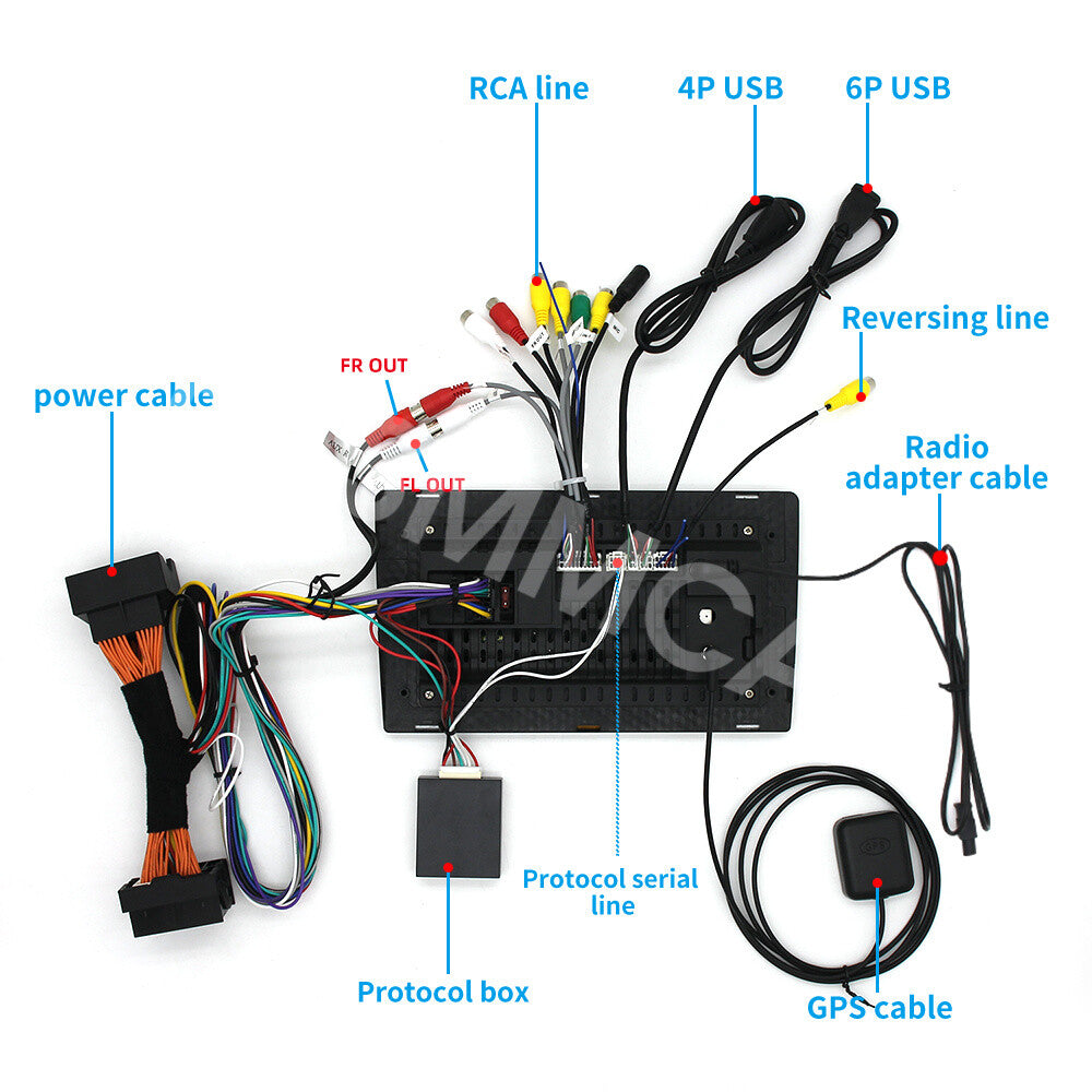 9 Car Radio Fit for BMW X3 E83 2004-2012 DAB WiFi GPS Navigation Player 2+32G