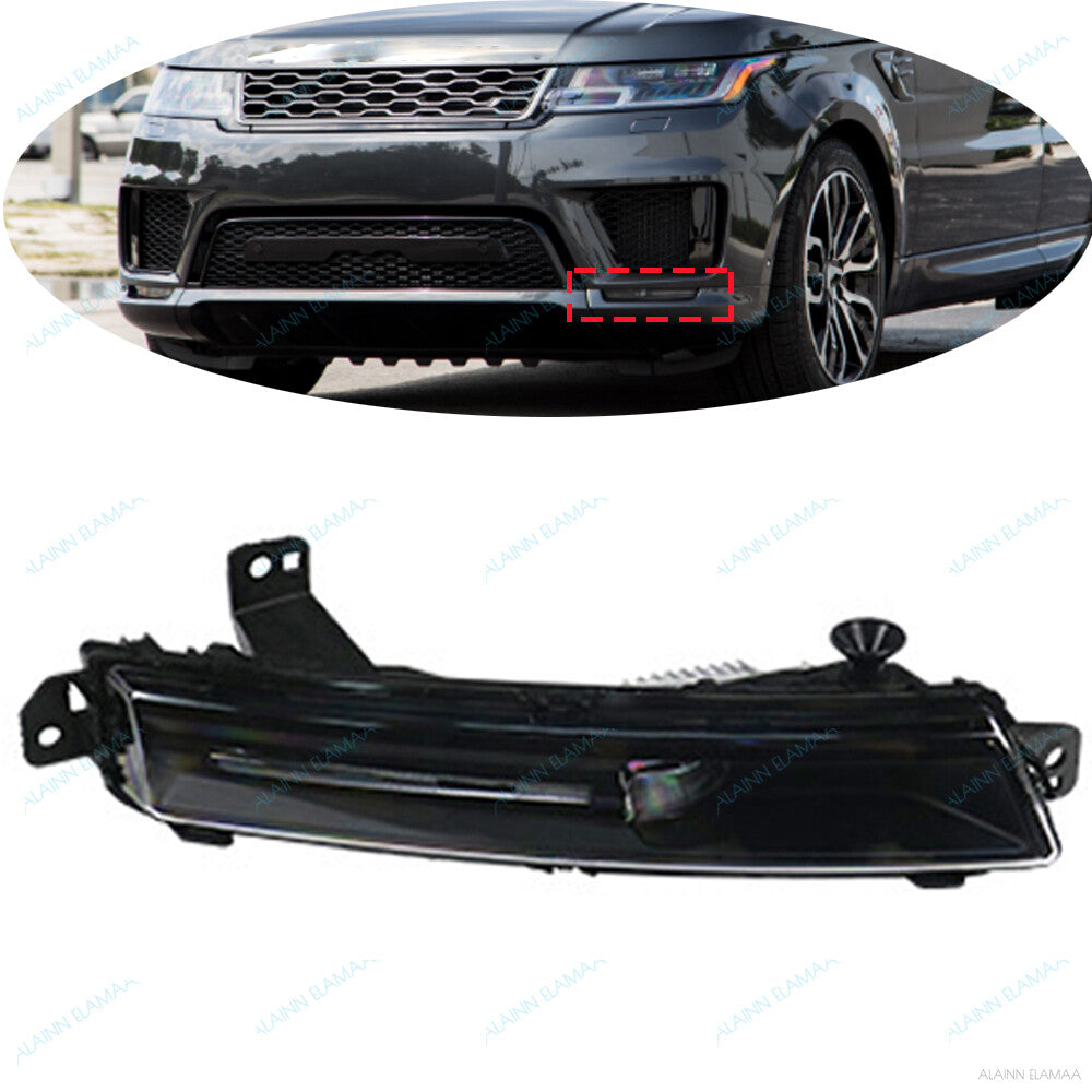 Black Front Fog Light r for Range Rover Sport/Velar/Discovery for Jaguar F-PACE,LH