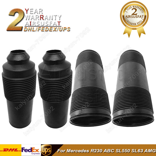 Front Rear Hydraulic R230 Shock Dust Cover for Mercedes ABC SL550 SL63 AMG New