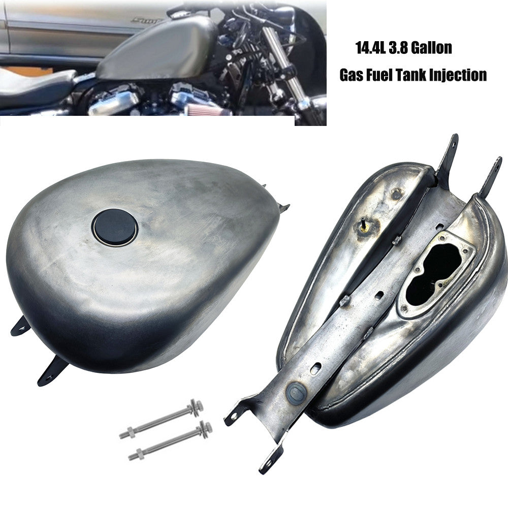 Motorcycle 3.3 Gallon EFI Steel Gas Fuel Tank for Harley Sportster XL 2007-2023
