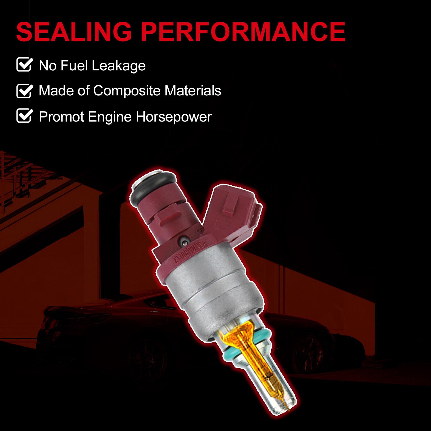 Four fuel injectors suitable for 03-05 for Mercedes-Benz W203 C230 Kompressor 1.8L A2710780023