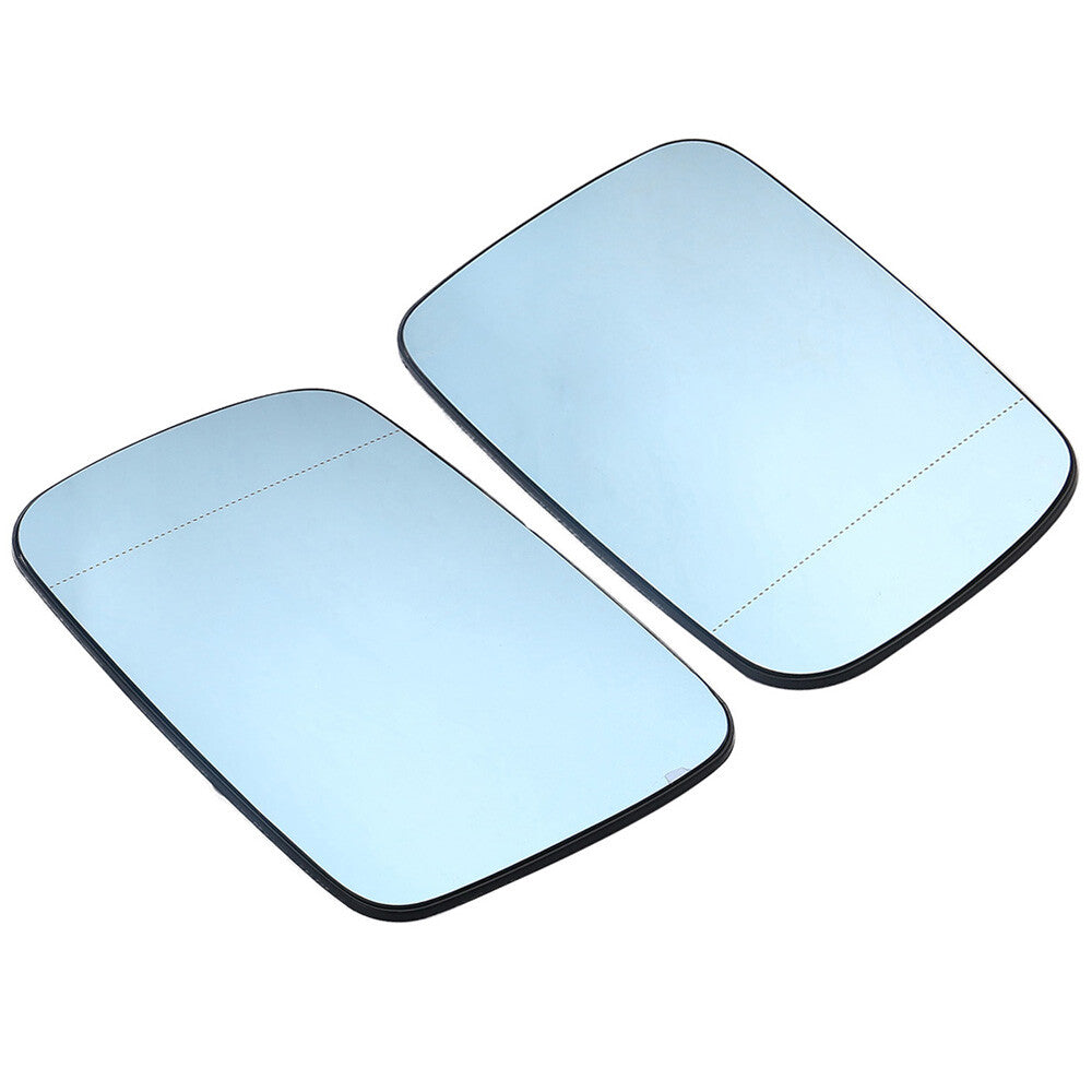 Blue Door Mirror Glass Heated Left Right Fit for BMW 3 7 Series E46 E65 E66