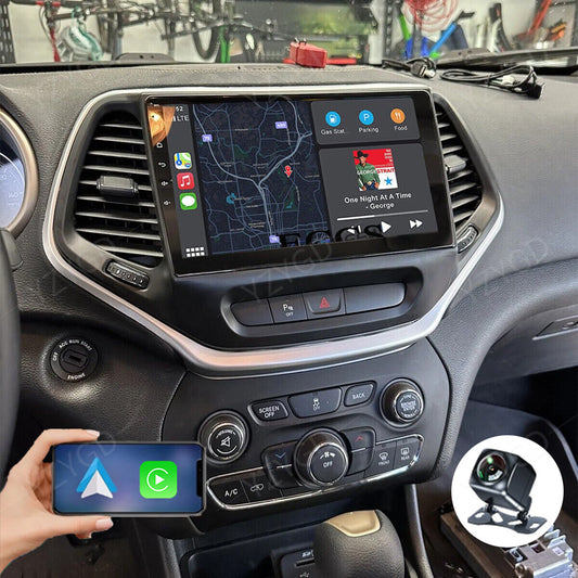 for Jeep Cherokee 2015-2018 Apply CarPlay Android Car Stereo Radio GPS Navi Wifi