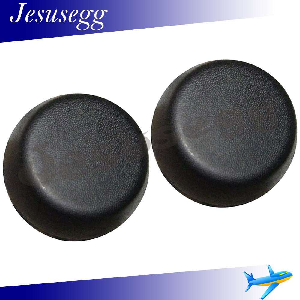 2x Black Rear Bumper Dome Bolt Cover for Toyota Tacoma 2005-2015 Tundra 00-06