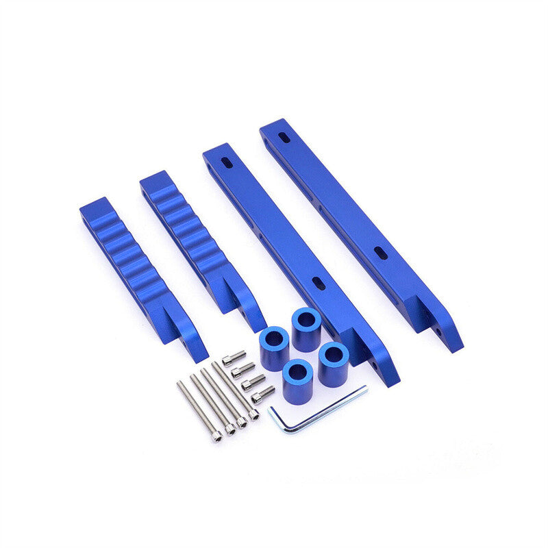Rear Grab Handles CNC Aluminum Compatible with for Jeep for Wrangler JK 07-18 Blue