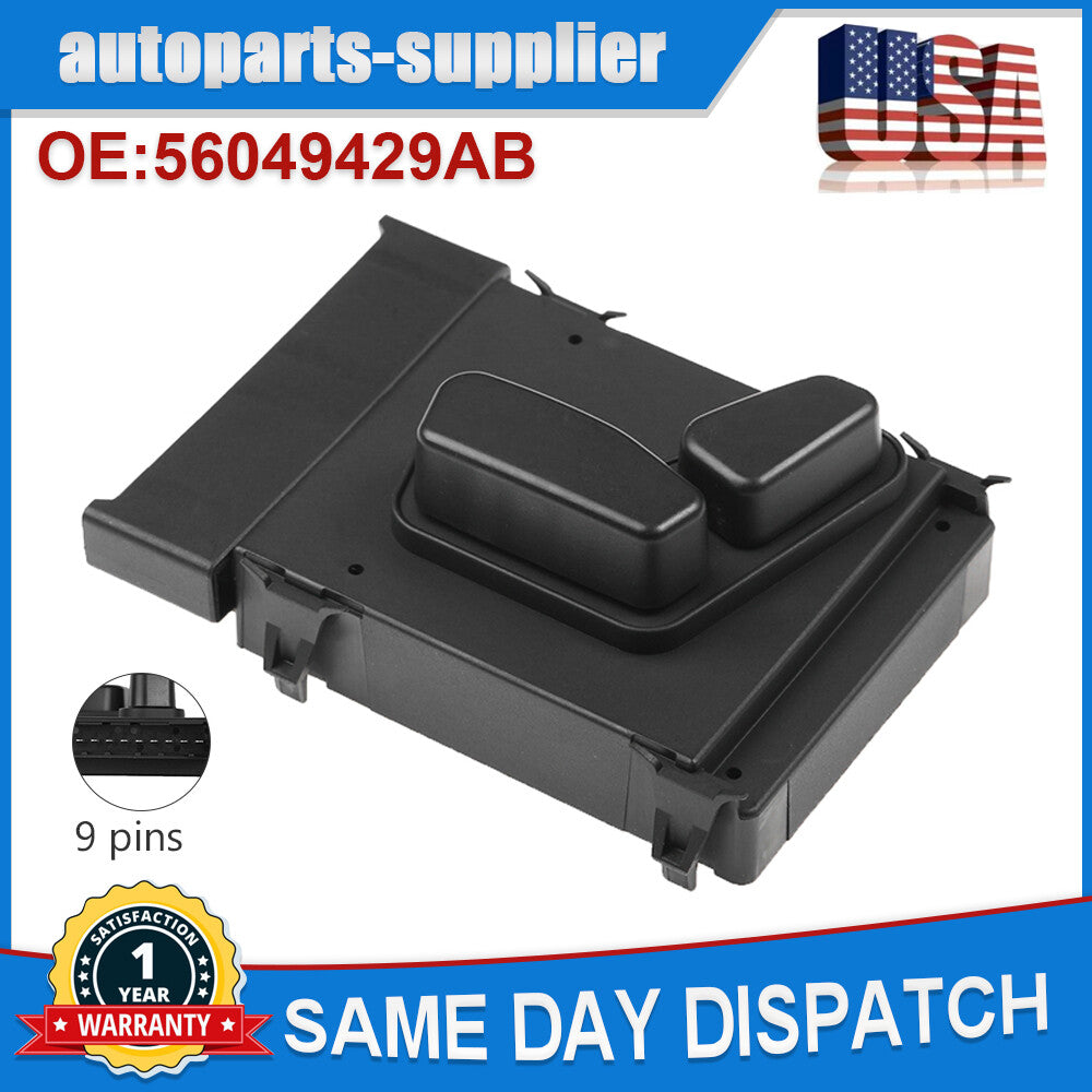 Power for seat control switch driver side 5604929AB for Jeep Grand Cherokee 05-16