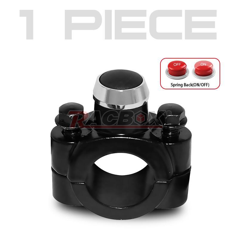 7/8 Aluminum Motorcycle Horn Switch Momentary Button Electric Power Start Tools