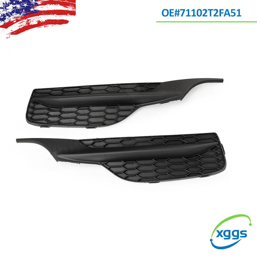 2-Piece Pack for Honda Accord Fog Light Protector Covers RH+LH 71112T2FA51 71102T2FA51