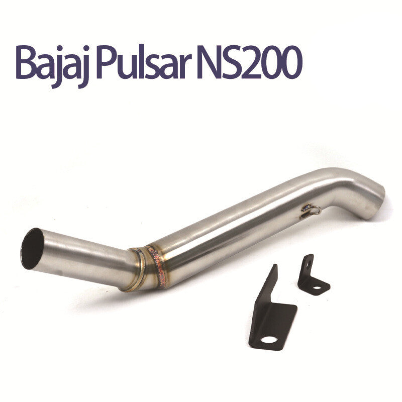 Mid Link Pipe For Bajaj Pulsar NS200 Stainless Steel Exhaust Connected System