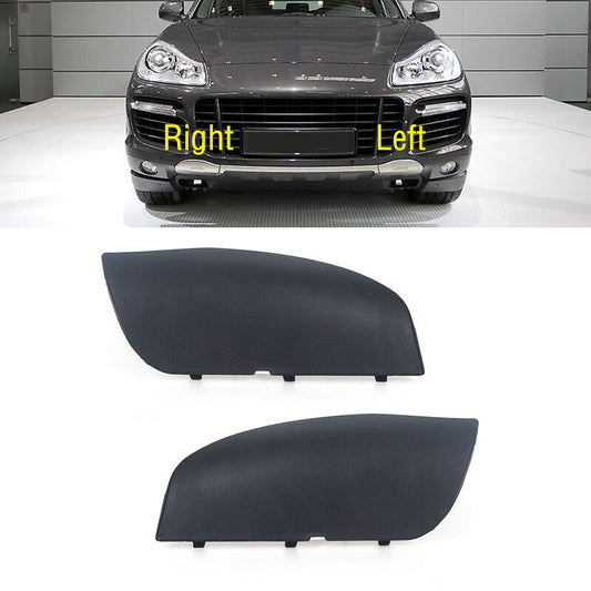 1 Pair for Porsche for Cayenne 2007-2010 New Front Bumper Plastic Tow Hook Cover