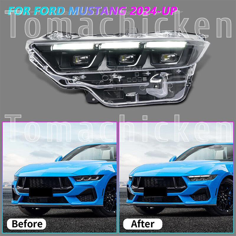 PR3B13008 LED headlights, right passenger side, suitable for Ford for Mustang 2024-2025.