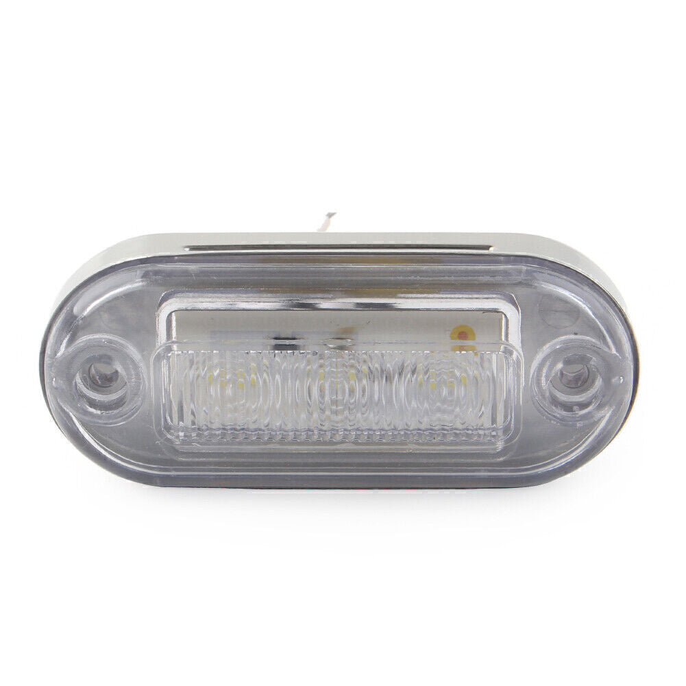 12V 3 SMD Car LED Signal Light Lamp Red Indicator Fit for Truck Trailer RV Boat