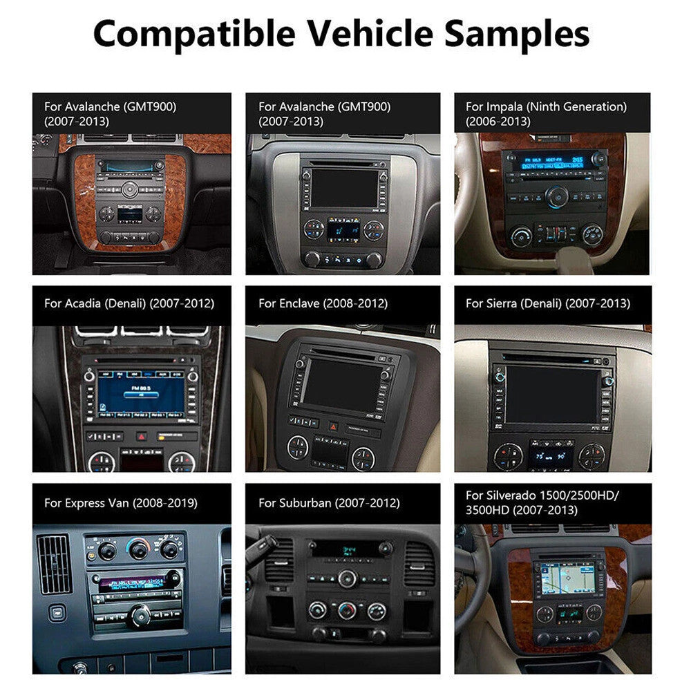 Android Carplay for Chevrolet Silverado 2007-2018 Car Stereo Radio GPS Screen BT