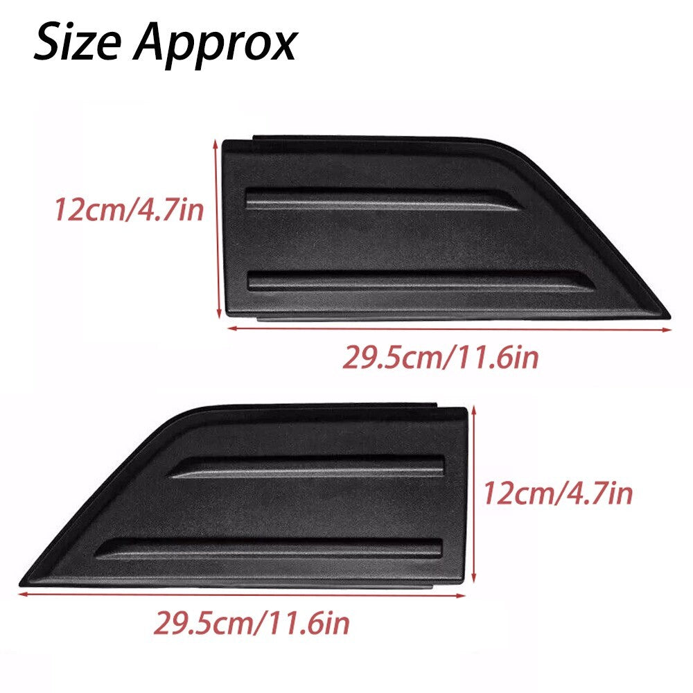Black Front Bumper Corner Panel Cover Trim Pad for Ford F150 2021 2022 2023 2024