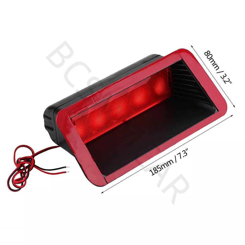 Red LED Third Brake Tail Light High Mount Stop Lamp For Car Pickup Accessories