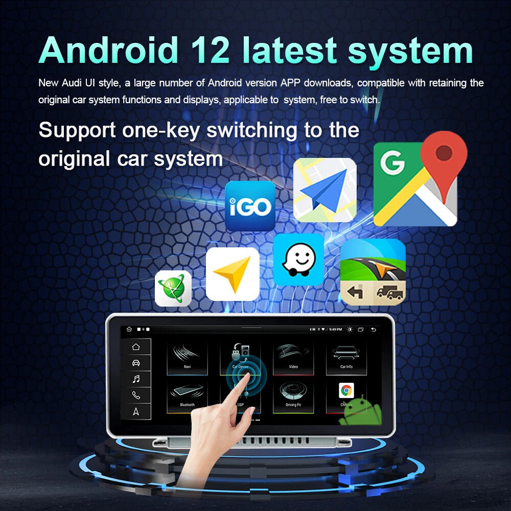 for Audi A6 C7 A7 2012-2018 Android GPS CarPlay Car Stereo Radio Auto Multimedia