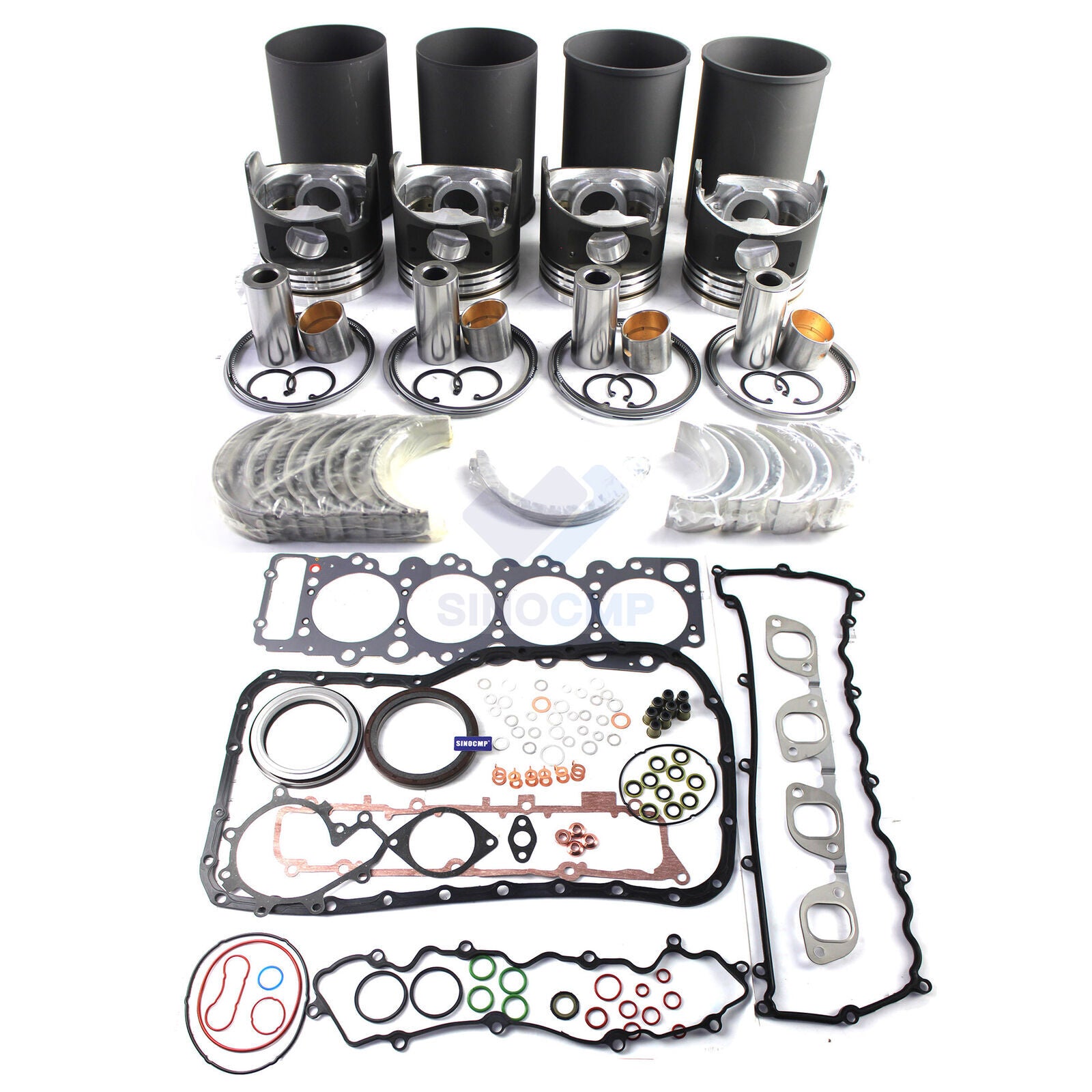 Engine Overhaul Rebuild Kit for Isuzu Engine 4.6L NPR NPR300 Truck 4HG1 4HG1T CN