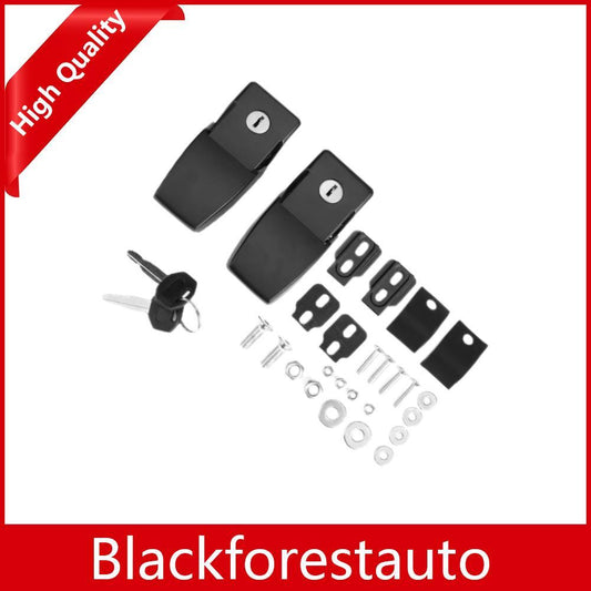 Hood Lock Latch Catch Kit Fitsss for Wrangler JK Unlimited models 2007-2018