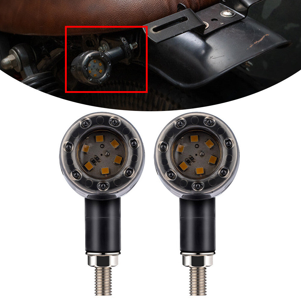 for Harley Cafe Racer Motor LED Brake Running Turn Signal Tail Light 2pcs