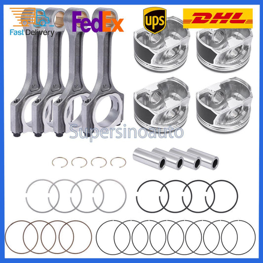 For 11-19 for Hyundai Sonata for Kia Sorento Optima 2.4L Set Connecting Rod Piston