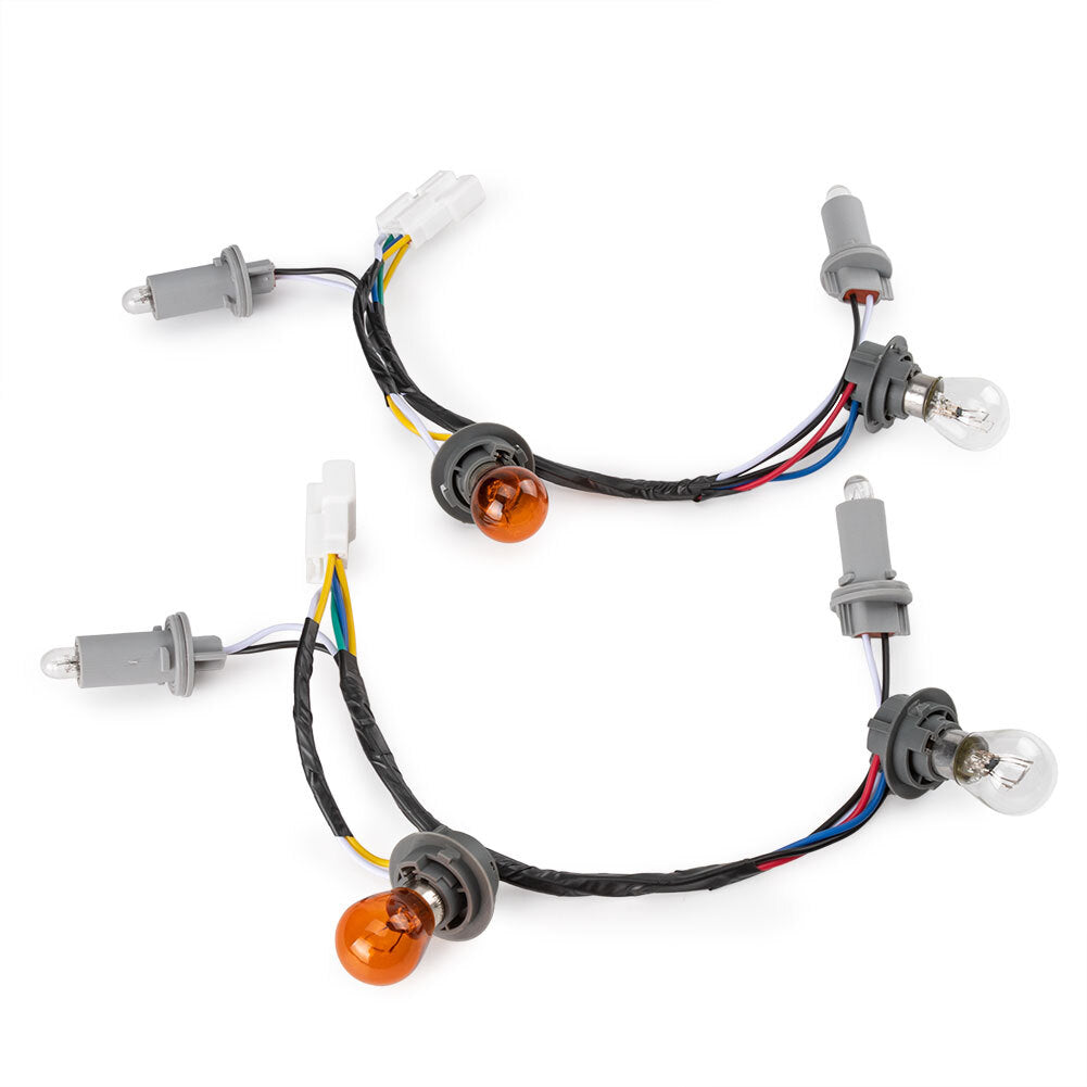 2-piece rear taillight socket wiring harness with bulbs 11-14 for Hyundai Sonata 2.0/2.4L