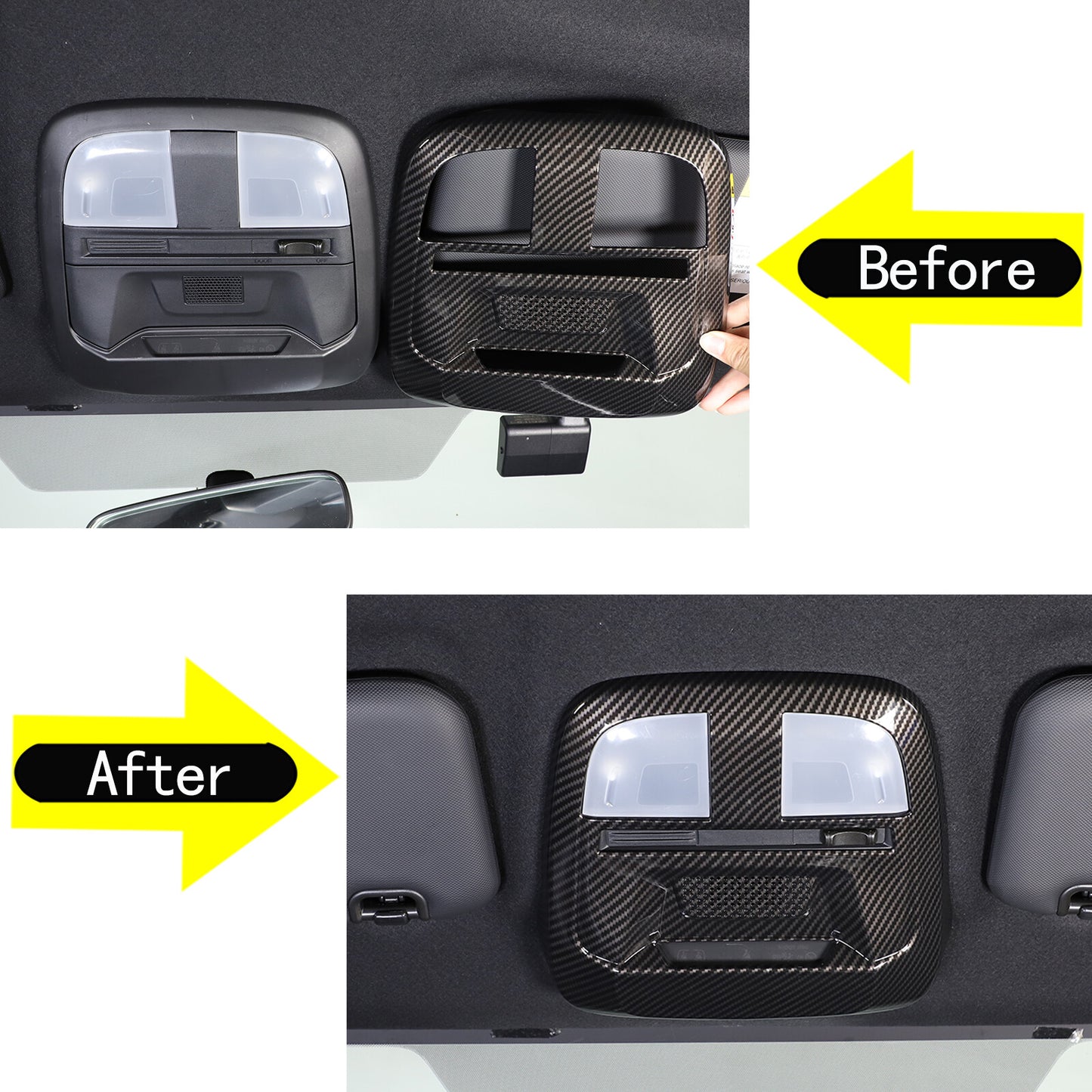 Silver console gearbox panel cover trim for BMW X5, X6, E70, E71, E72 (2008-2013) - USA