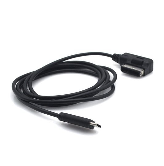 Mp3 aux charger typec usb data music cable for AUDI 3G AMI MMI MDI Iphone 15