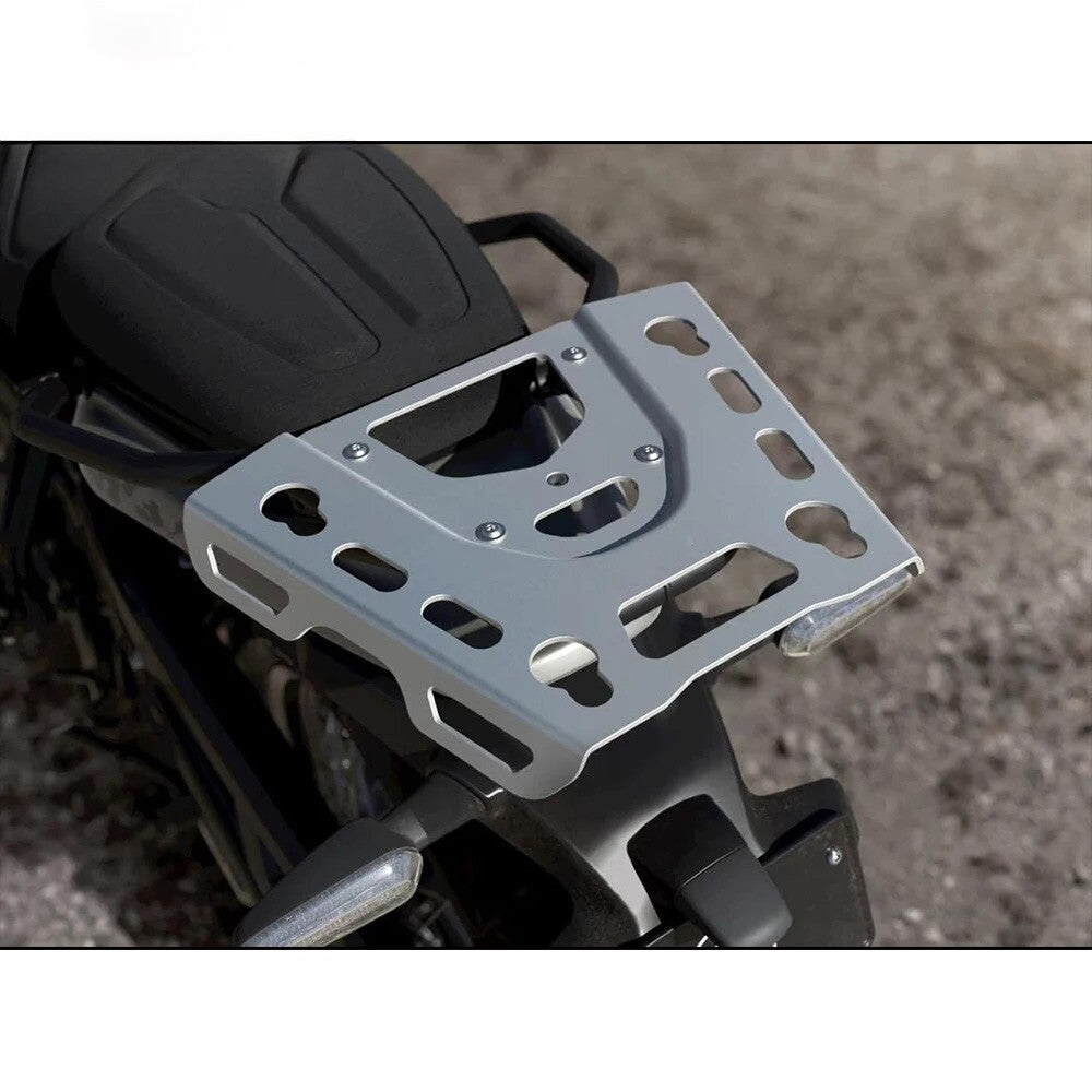 SILVER ADVENTURE TOP BOX MOUNT FIT FOR NEW HIMALYAN 450 2024