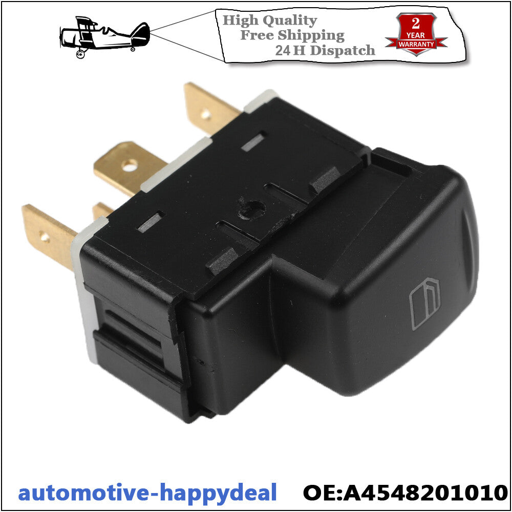 2X Driver/Passenger Side Electric Window Switch A4548201010 for Smart 454 Forfou